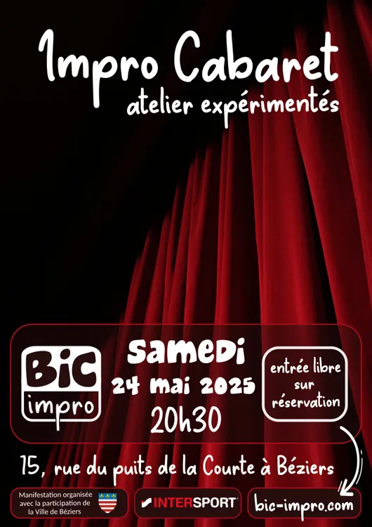 24 mai 2025 "Impro Cabaret" des expérimentés